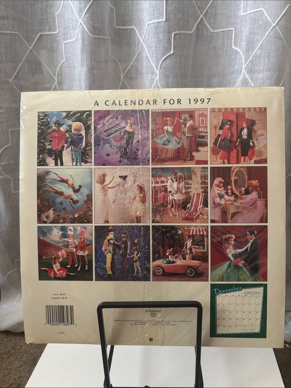 Barbie Vintage 1997 Collector Calendar